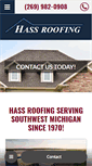 Mobile Screenshot of hassroofing.com